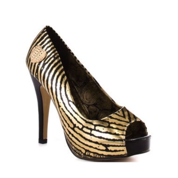 Iron Fist Hands Off Platform Heels - Picture 1 of 8